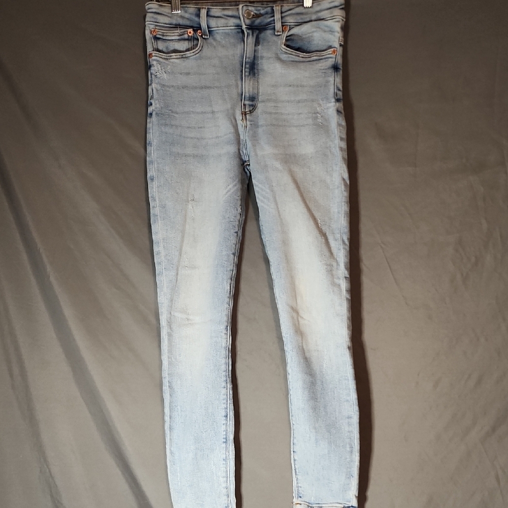 Zara Denim Jeans in Light Blue